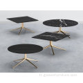 Design minimaliste petite petite table basse Mondrian